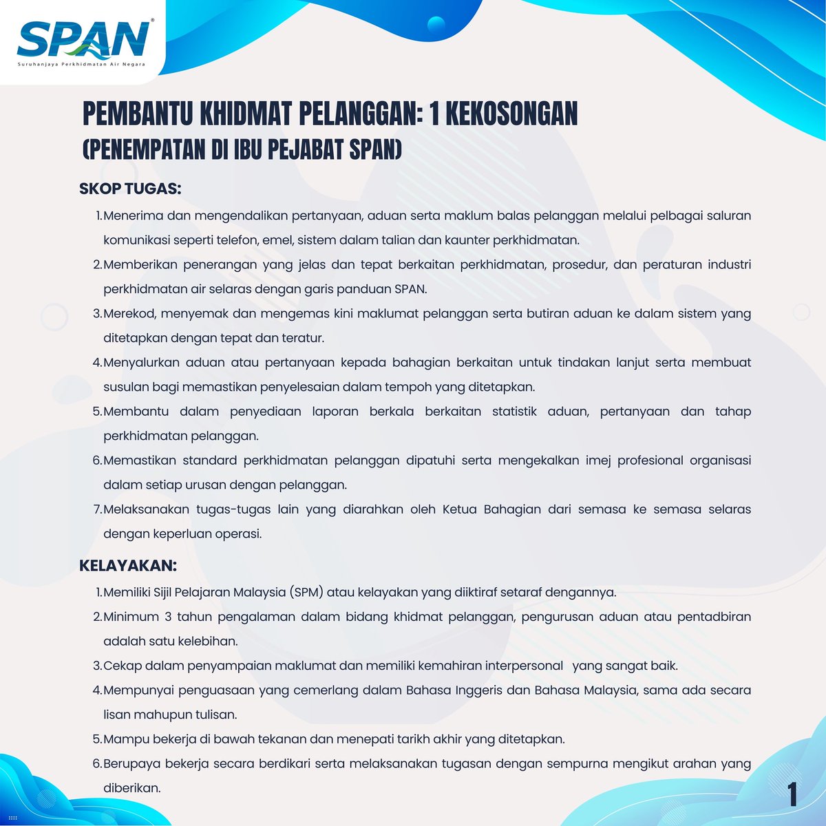 Suruhanjaya Perkhidmatan Air Negara tweet media