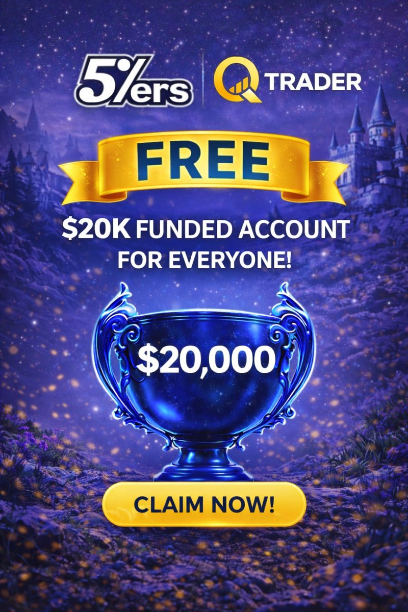 🚨 FREE $20,000 FUNDED ACCOUNT 🚨
🔥FREE 20K for EVERYONE AGAIN

💸 How to Claim: 
✅ Follow <a href="/Quantivor/">Q | Trader</a> <a href="/FxQuantumTrader/">GOLD</a>
✅LIKE❤,REPOST🔁,TAG 4 FRIENDS

✅ Join Discord and Telegram:- SEND SS to claim👇 
Discord:- discord.gg/ArBpY82JU
Telegram :- t.me/+FLQJ81ilFBQwN…