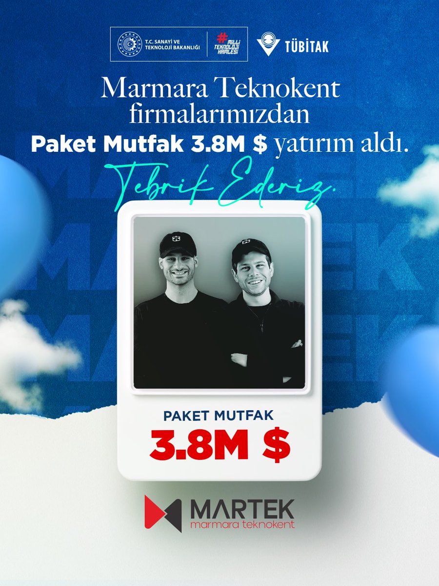 Ekosistemimizde Bir Yatırım Başarısı Daha! 🚀

Paket servise yönelik geliştirdiği modeliyle hızlı ve kaliteli hizmet sunan Paket Mutfak, yeni yatırım turunda 3,8 milyon dolar yatırım aldı.

Gerçekleştirilen bu yatırım; şirketin operasyonel kapasitesini artırmasına, yeni pazarlara