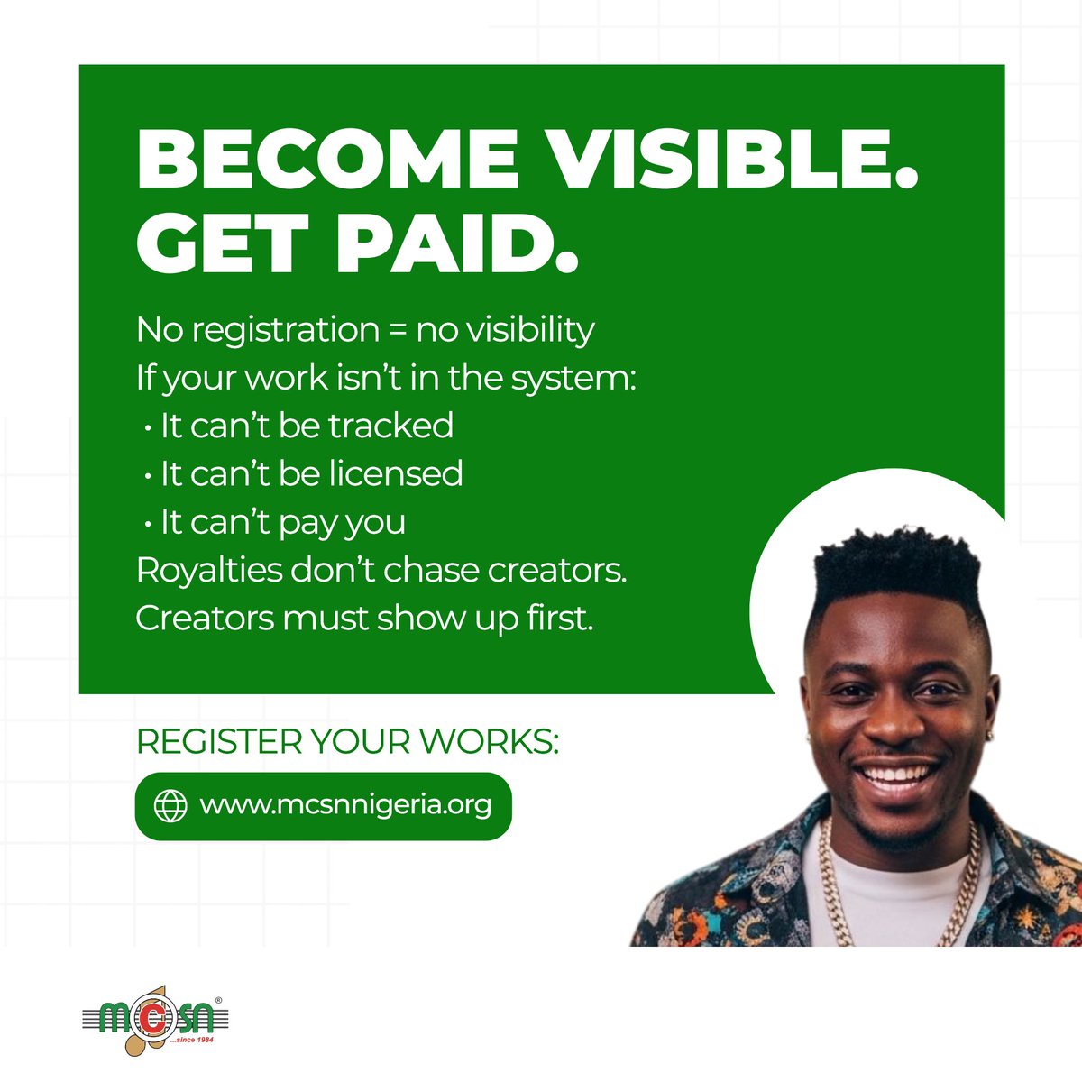 Musical Copyright Society Nigeria (MCSN) tweet media