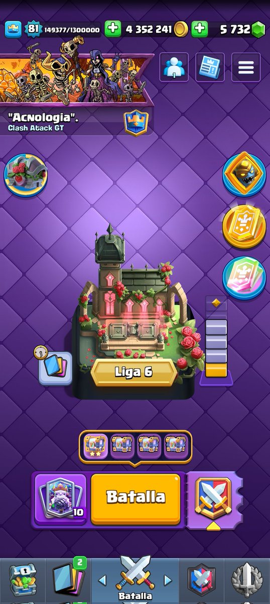 handssler's tweet photo. @ClashRoyale alguien sabe de este error, desaparecio el pase royal de mi cuenta, ya reinstale, borre cache, conecte y desconecte la cuenta y nada, escribo a soporte hace 2 semanas y nadie responde :( mawi ayuda https://t.co/AXMj1T05cy