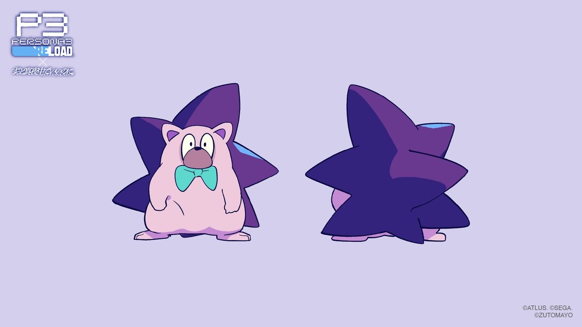 ✨キャラクター設定画公開✨

『ペルソナ３ リロード』×
「ずっと真夜中でいいのに。」

マッシュアップMVに登場する
”にらちゃん＆うにぐりくん”と
『P3R』主人公の設定画だ！

🔽MVはこちら
youtube.com/watch?v=3ytqnt…