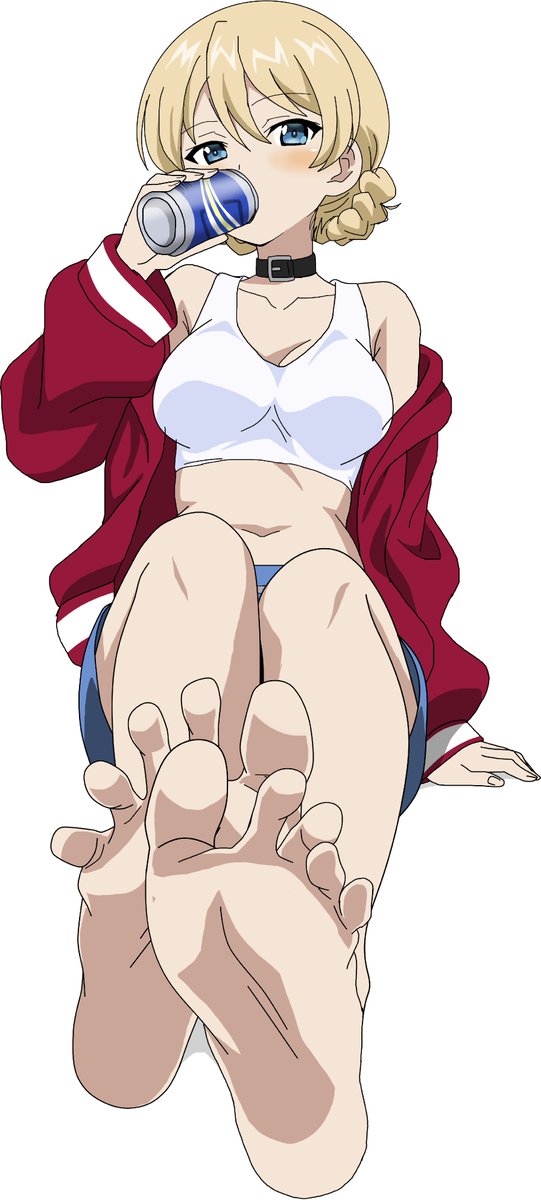 ダー様のこの衣装がすごく好きなんですが、何の靴を履いているのかわからないので裸足で描きました！
#ガルパン #garupan