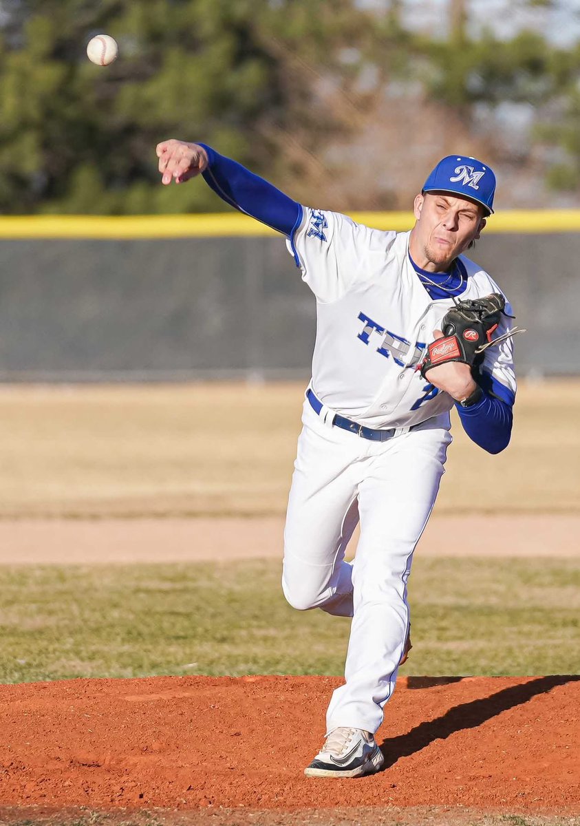 Seven k’s in three innings of work today. Great job Kaden!