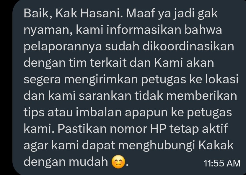 BridgeHasani's tweet photo. @IndiHome mana petugasnya, dri kemarin jawabannya begini terus. https://t.co/ddFCDTCgx3