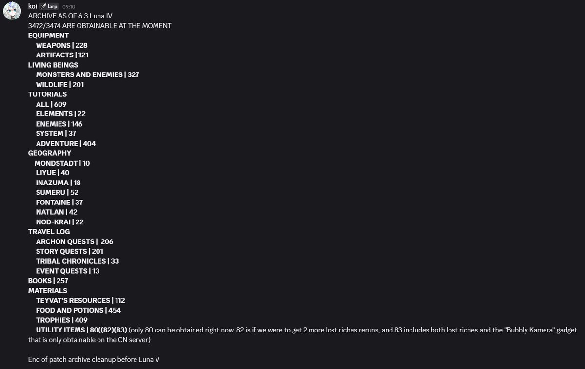 Cleanup before Luna V