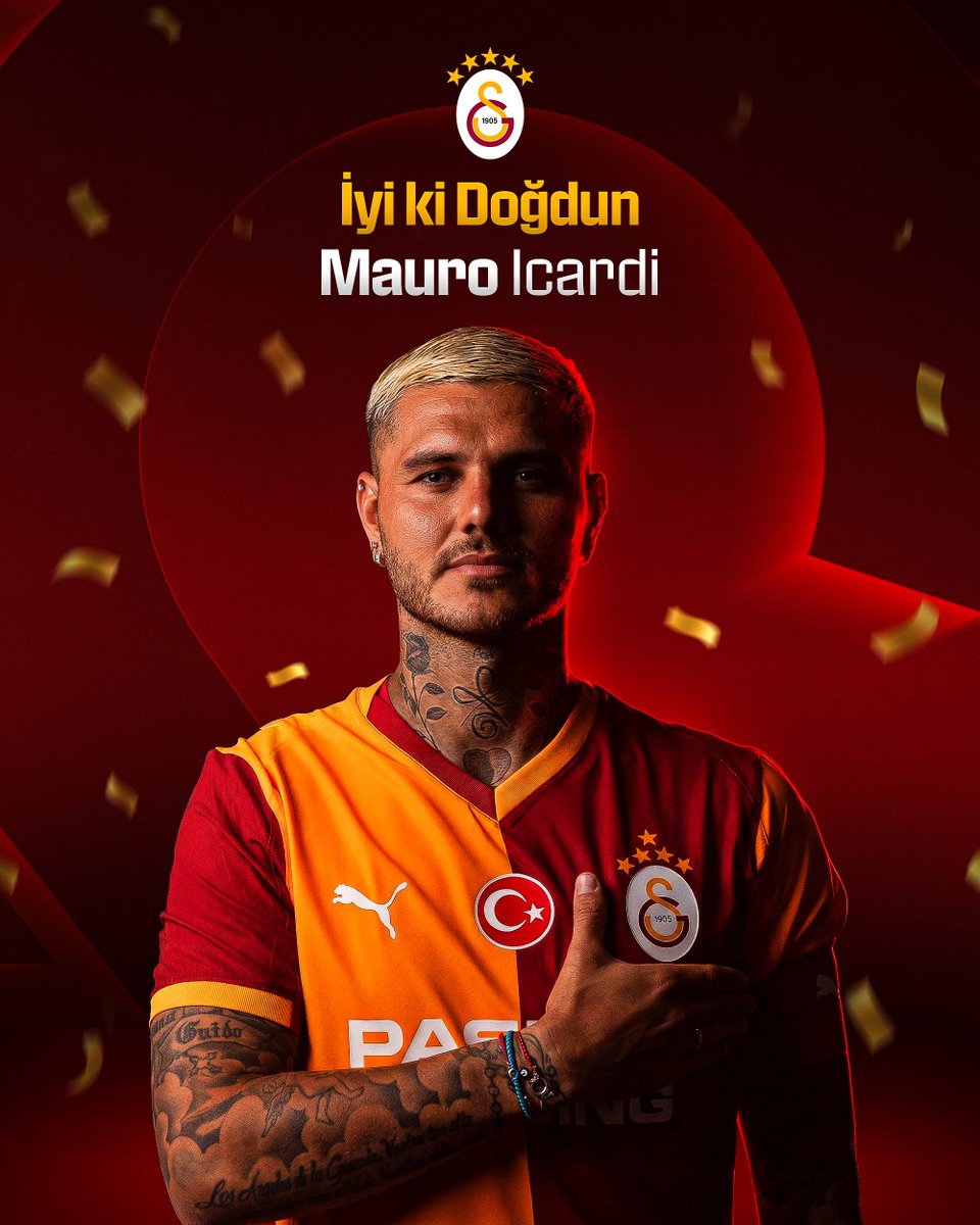 Bugün kaptanımız Mauro Icardi’nin doğum günü! 🎂

İyi ki doğdun Mauro! 💛❤️