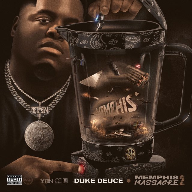 RapWikip's tweet photo. 6 years ago today, Duke Deuce released his third mixtape ‘Memphis Massacre 2’ (2020) 🌪️

Favorite track(s) on this project? https://t.co/yVnd8Nx57N