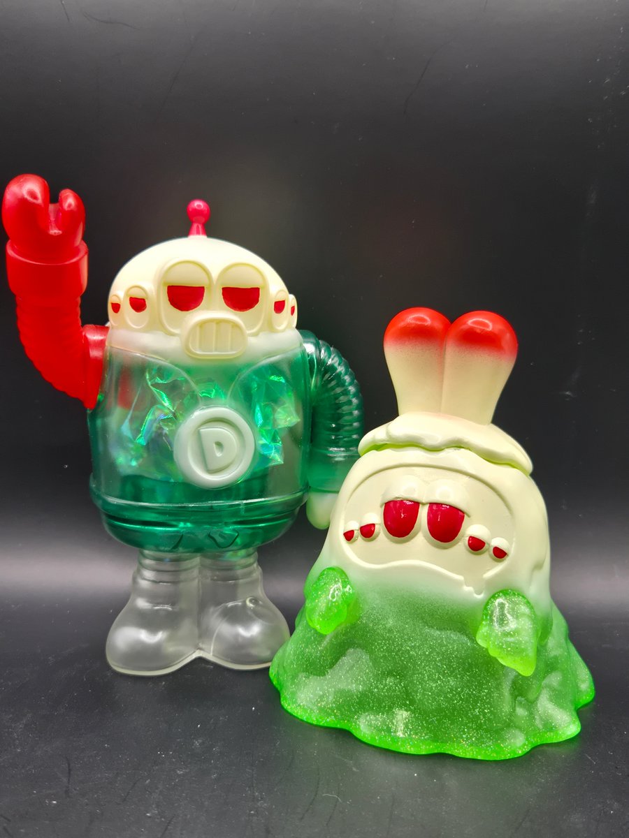 スペースサク ミルキーハリケーン 蓄光エディション ソフビ CHARAMAKINGLAB 】vol.12 ソフビ作家・U-mi（MOGWORKS's）「ディクター