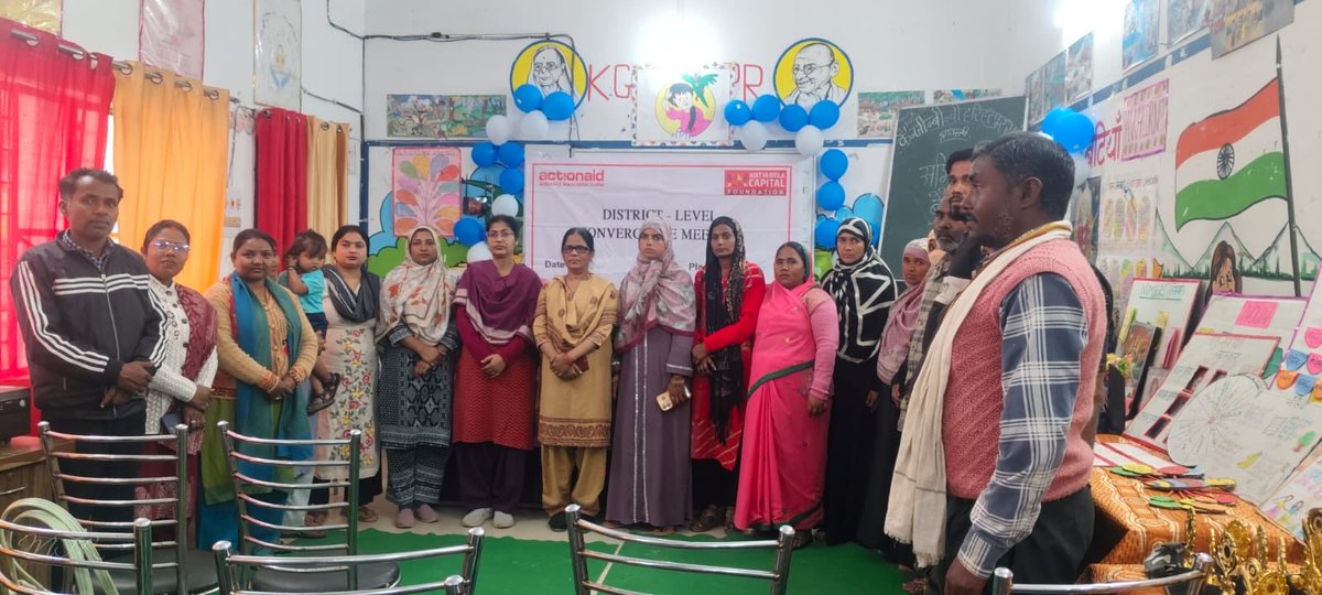 jiyaz1011's tweet photo. Supported by Aditya Birla Capital Foundation, ActionAid Association organized a district-level conference at  KGBV , Hariharpur Rani, Shravasti focusing on increased enrolment, better retention, active SMCs, women's constitutional rights &amp; prevention of child marriage. @C9Khalid https://t.co/KkMIfAaVSb