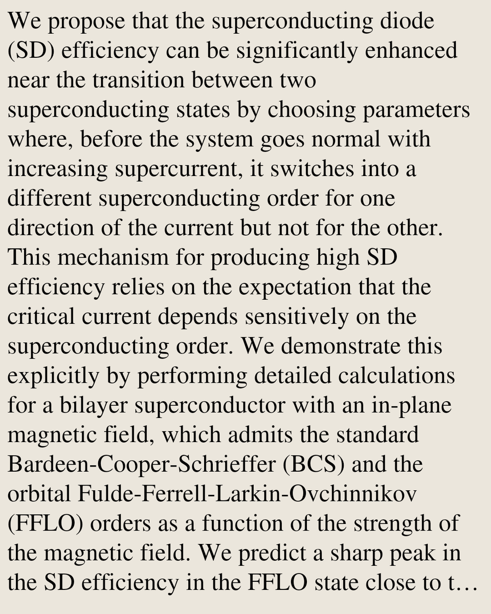 Current Induced Switching of Superconducting Order and Enhancement of Superconducting Diode Efficiency

Uddalok Nag, Jonathan Schirmer, Chao-Xing Liu, J. K. Jain
arxiv.org/abs/2602.16648 [𝚌𝚘𝚗𝚍-𝚖𝚊𝚝.𝚜𝚞𝚙𝚛-𝚌𝚘𝚗]