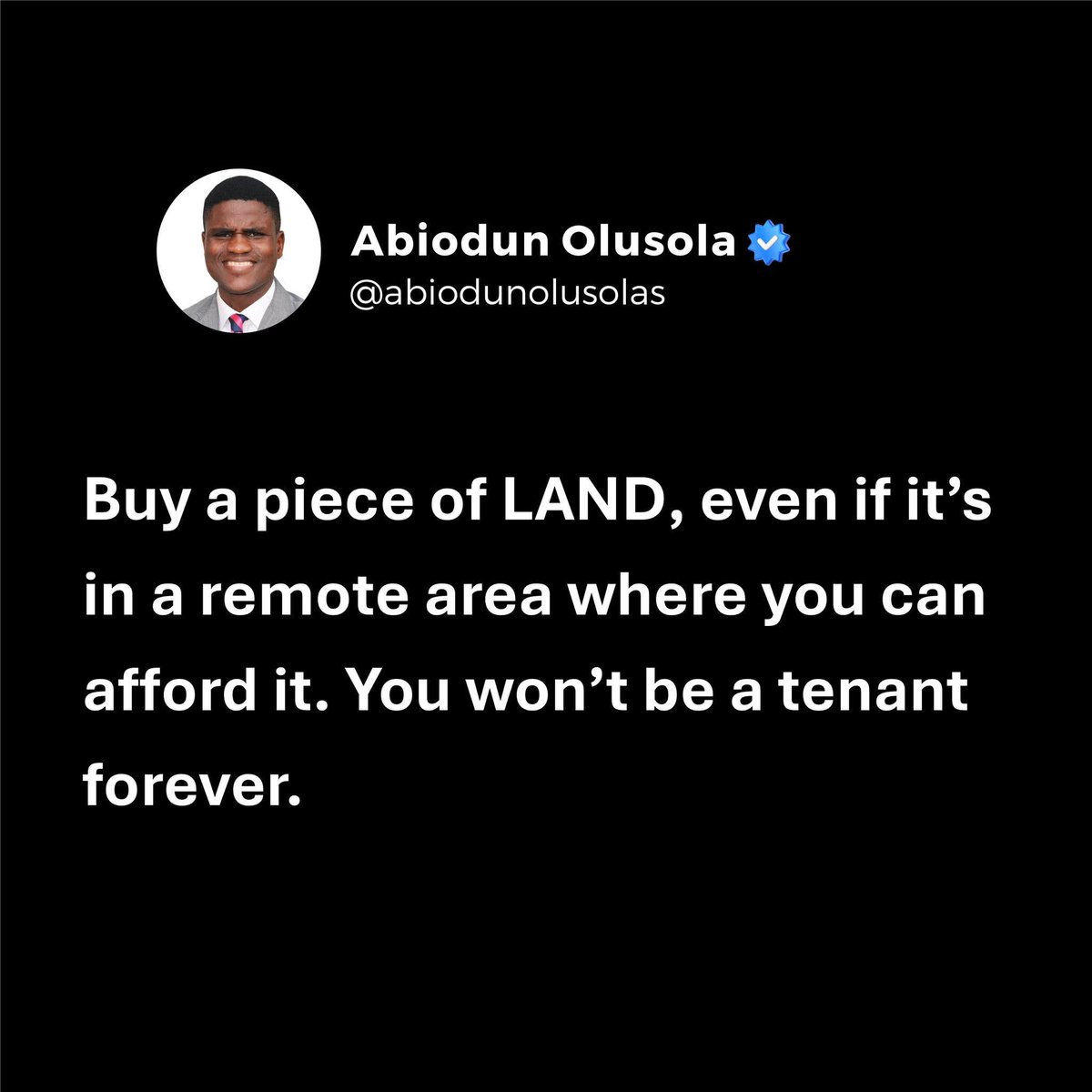 You won't be a tenant forever!📌