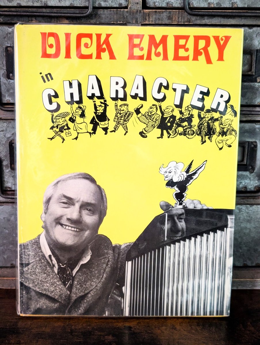Dick Emery was born #OTD in 1915. To mark the occasion, I have pulled this terrific tome off the PCS365 bookshelves: the "Dick Emery - In Character: A Kind of Living Scrapbook" hardback book, itself 53 years old!