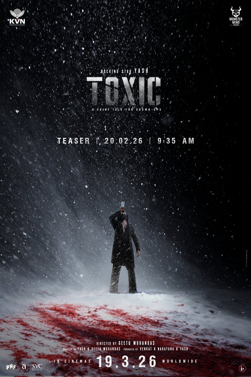 Review_corner5's tweet photo. Insane quality poster 🔥
 
#ToxicTheMovie https://t.co/Fo3fzcLd5N