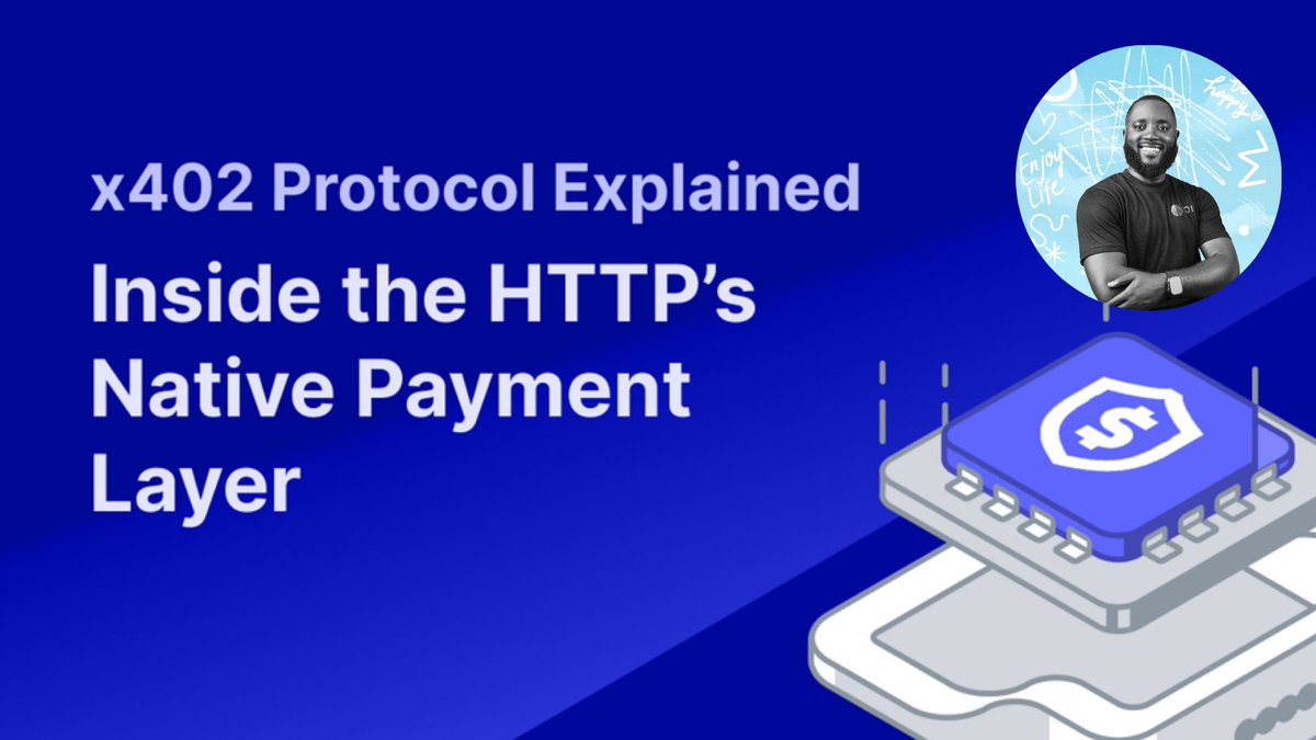Would you have imagined that an unused idea from the 1980s would end up transforming crypto payments today? 

To scale AI, we can’t rely on payment rails built for humans.

So what the heck is x402 protocol?

I broke it down in a course on OLi 👇🏿
app.oli4education.io/course-content…