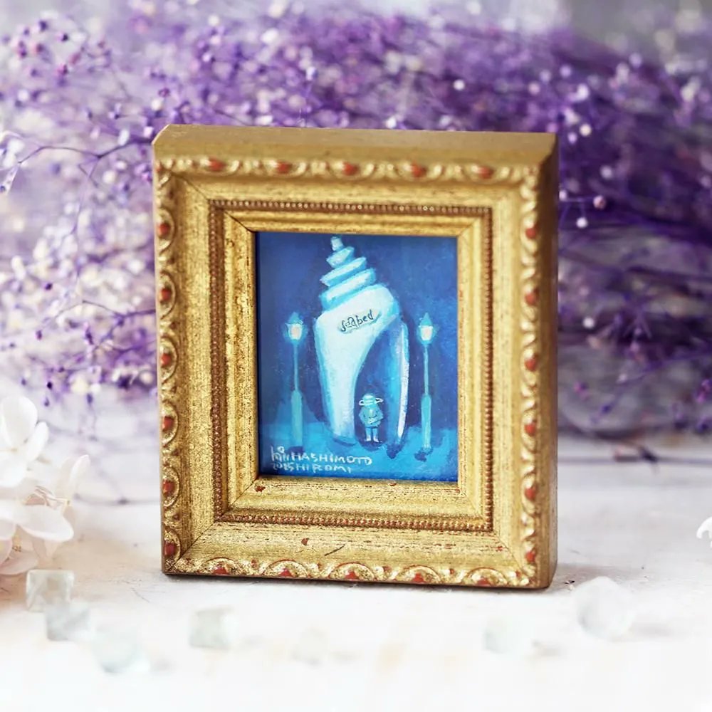 原画「海の底のバス停」（HASHIMOTO HIROMI）- 海福雑貨通販部
umick.shop-pro.jp/?pid=187940489