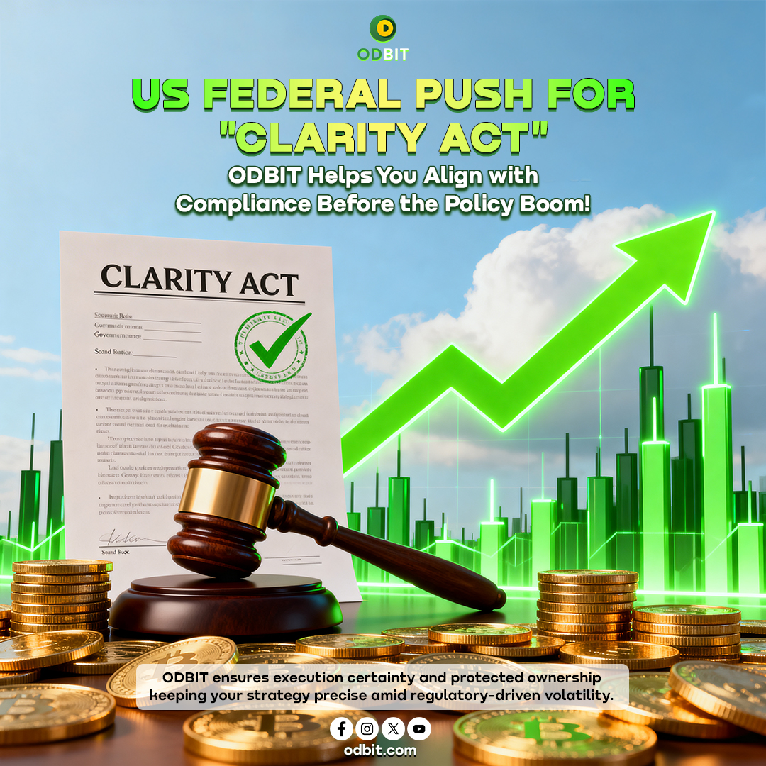 odbitOF's tweet photo. ODBIT: Ride the CLARITY Act Wave

US fast-tracks crypto laws! Avoid network noise and hype-driven lag. ODBIT’s Silent Zone architecture ensures execution certainty and asset safety as trillions in capital wait to en

#CryptoRegulation #CLARITYAct #AssetSecurity #RiskManagement https://t.co/Mt4AvzjUiy