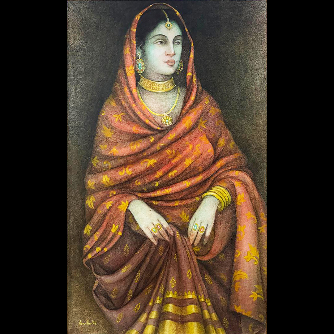 Artist Name: Bratin Khan
Size: 40 x 24 Inch
Medium: Tempera on canvas
Year: 2004

For more details please visit:
indianmasterpainters.com