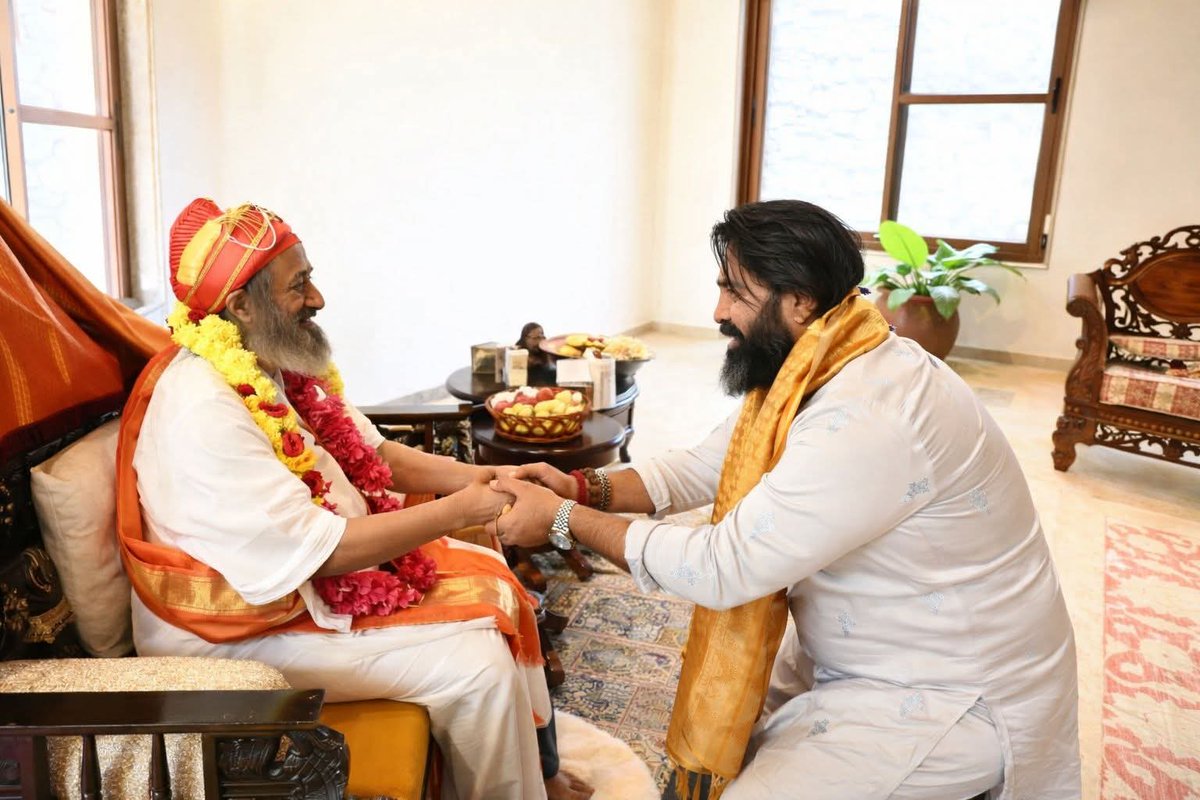 I had the divine privilege of meeting Sri Sri Ravi Shankar, the revered spiritual leader whose Art of Living movement has inspired millions toward love, peace, and spiritual awakening. Receiving his blessings was a sacred and humbling experience.

In his presence, one truly feels