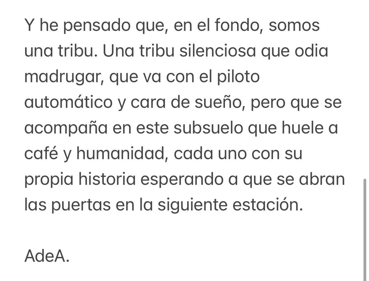 adeandresp's tweet photo. Una especie de intimidad forzada. https://t.co/Nhg0jyXpft