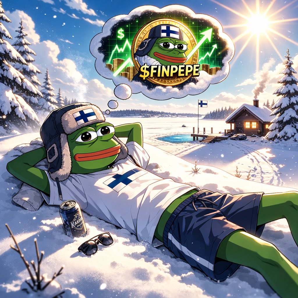 Another quiet day in the north… stacking $FINPEPE