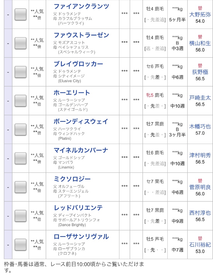 JRA-VAN公式 tweet media
