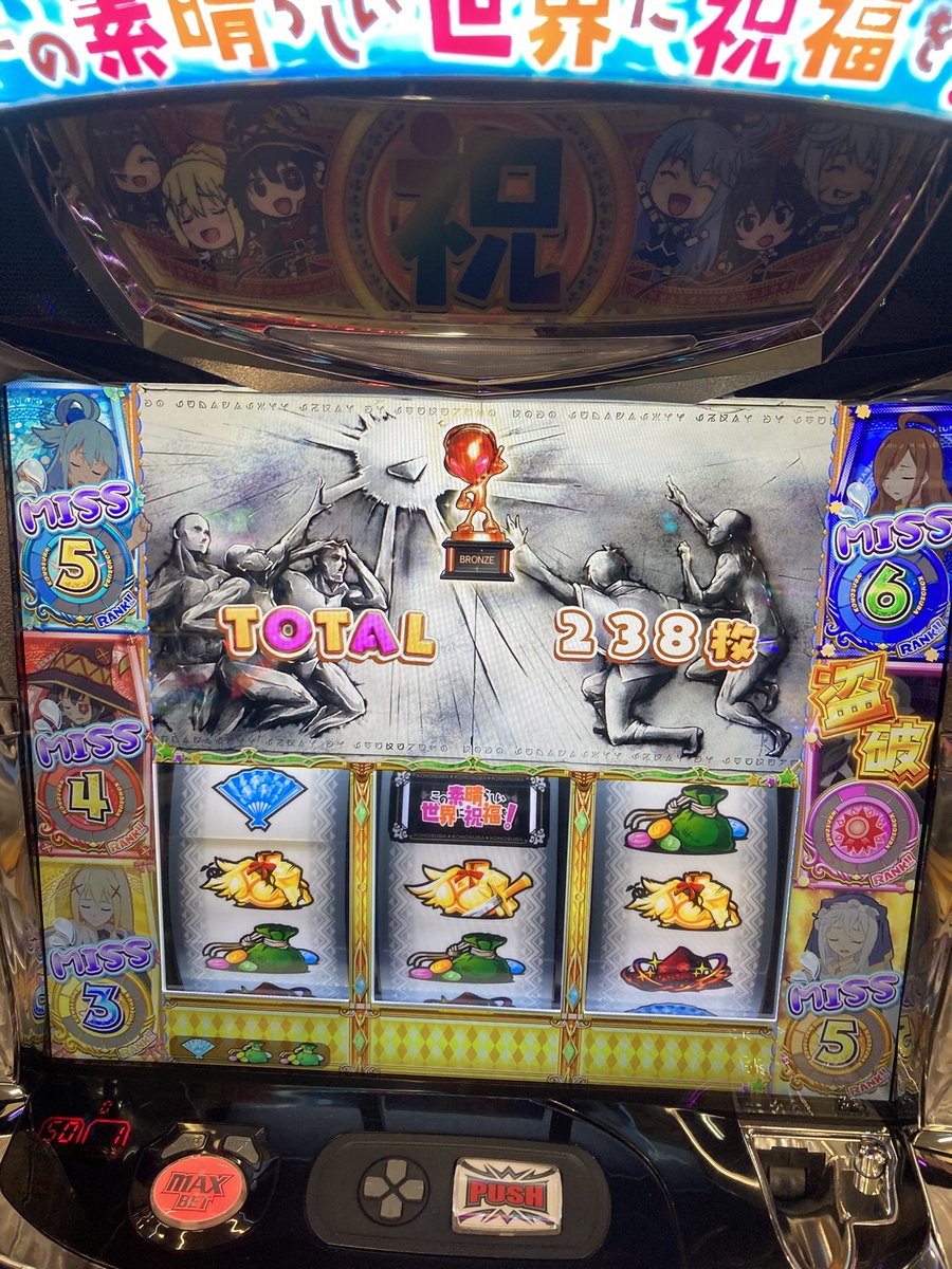 高モード活かせませんでした… そして無駄に設定2w