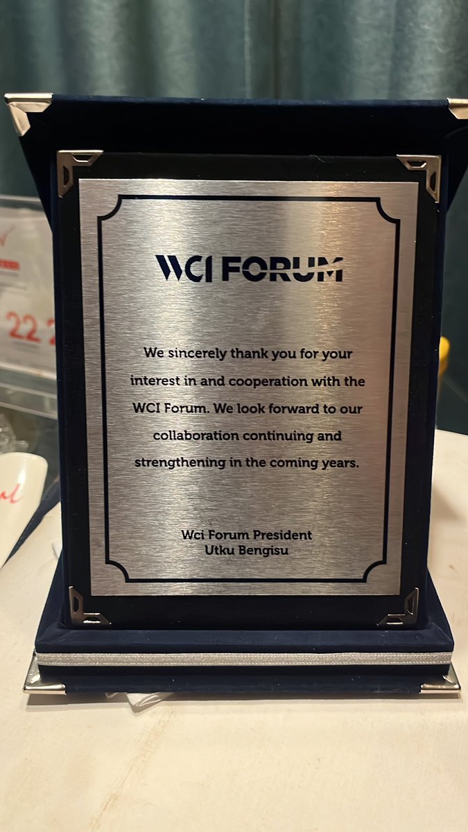 Honored and grateful to receive this beautiful recognition plaque from ...