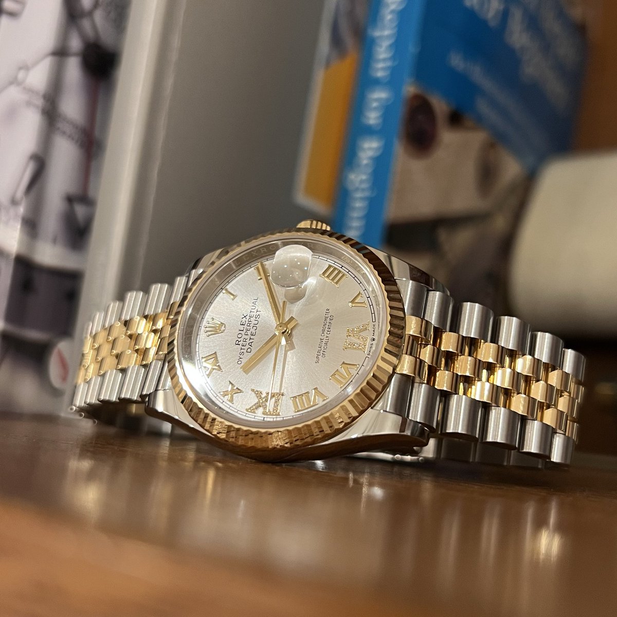 ワンランク上のDATEJUST ROLEX Ref.126233 SilverRomanVIIXdiamond