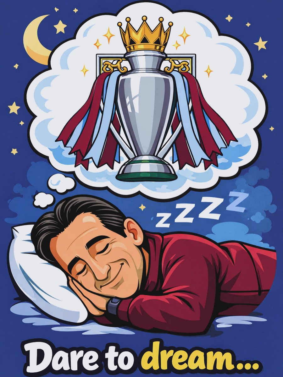 Dare to dream?

Do we see ourselves as in the title race?
Only if we beat Leeds?
No not at all.

Let us know your thoughts.

#avfc #astonvilla #villa