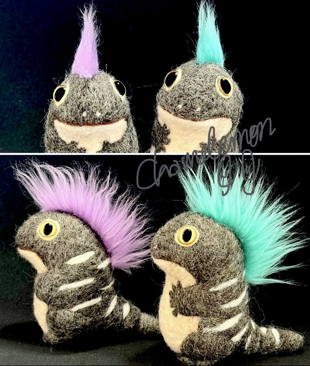 ✳︎WOOL ART✳︎ モヒカンジャイジャイ‼️ 完成しました✨ 久々に