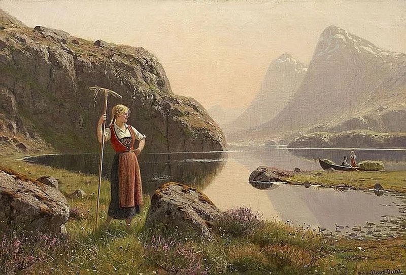 amparosolerd's tweet photo. 🇳🇴La hora de la mañana tiene oro en la boca🇳🇴 y hoy nos paseamos por lo #fiordos recordando a #HansDahl en su aniversario, un idealista #romántico con dominio del #agua en #movimiento. Dahl además inventó un #velocímetro, un #pararrayos y unas #fijaciones para #esquís…@grok https://t.co/QhdWz8Qn0G
