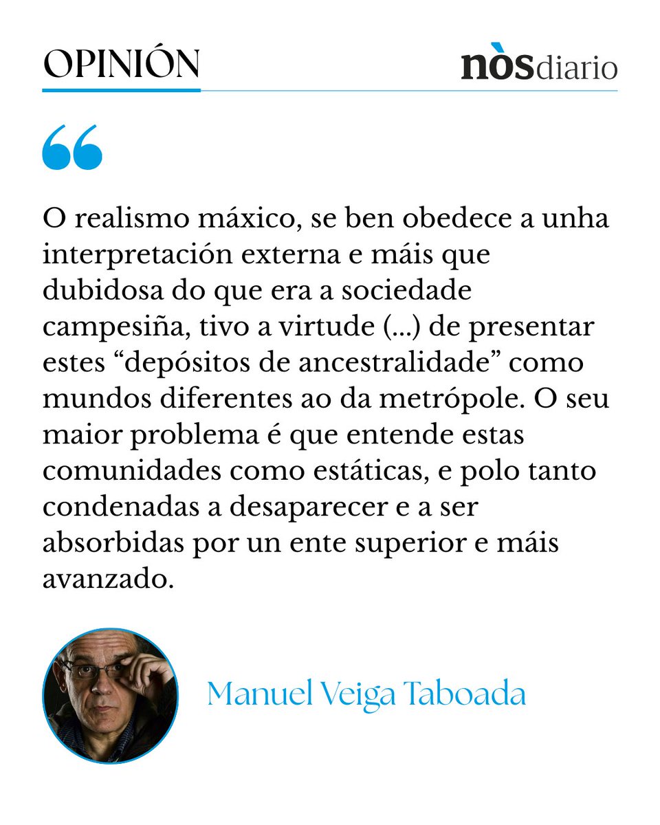 NosDiario's tweet photo. OPINIÓN | A literatura máxica galega
✍️ Manuel Veiga Taboada (@OllosdeMapache)

https://t.co/O5uwC7tkvV https://t.co/c6w2gV48Ae