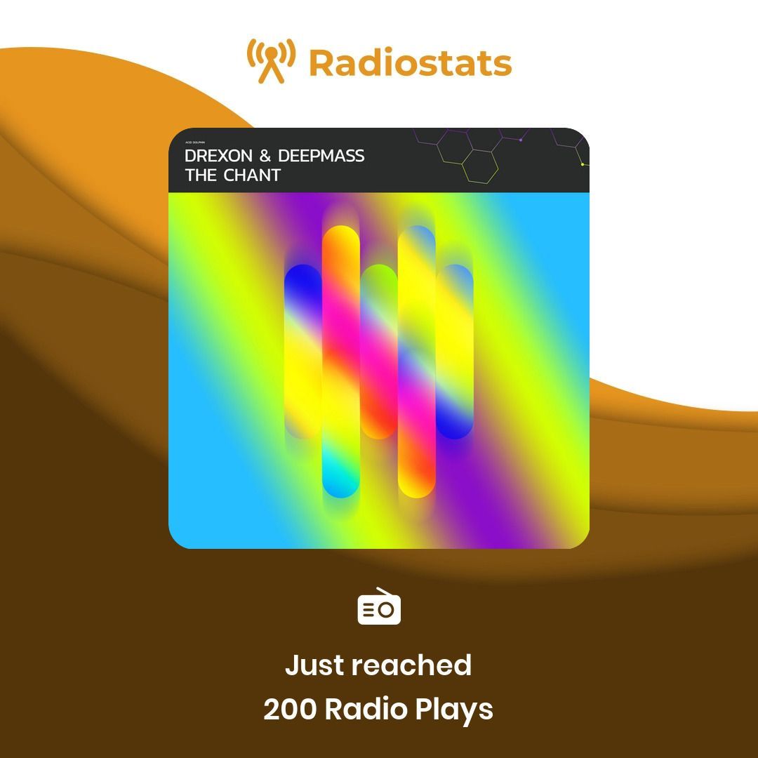 acid__dolphin's tweet photo. Radio still turning it up 📡🔥
“Chant” – Deepmass &amp; Drexon
picking up a new run of plays.
Momentum stays building.
#AcidDolphin #LabelLife #RadioSupport https://t.co/s42ZW4LEWL