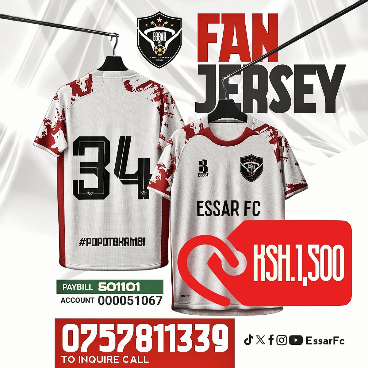 essar_fc's tweet photo. 𝐍𝐞𝐰 𝐊𝐢𝐭 𝐚𝐯𝐚𝐢𝐥𝐚𝐛𝐥𝐞 𝐧𝐨𝐰, 𝐨𝐫𝐝𝐞𝐫 𝐲𝐨𝐮𝐫𝐬 𝐟𝐚𝐦𝐢𝐥𝐲 ❤ https://t.co/AR6w9L4cuU