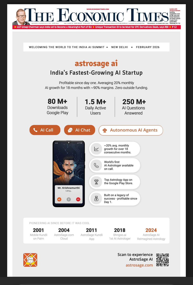 pandeypiyush's tweet photo. #AstroSageAI  Ready to play big role in AI revolution.
#ArtificialIntelligence 
#AISummit 
@punitastrologer @pandeypratik https://t.co/dxdzkFdWjL