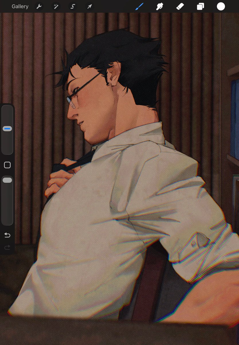 hunnismoker's tweet image. just some closeups of lawprof!higuruma