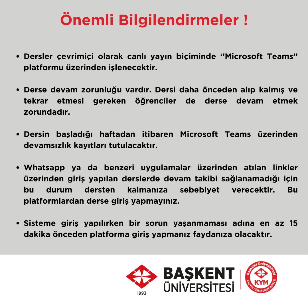 KRY100 Dersi Hakkında