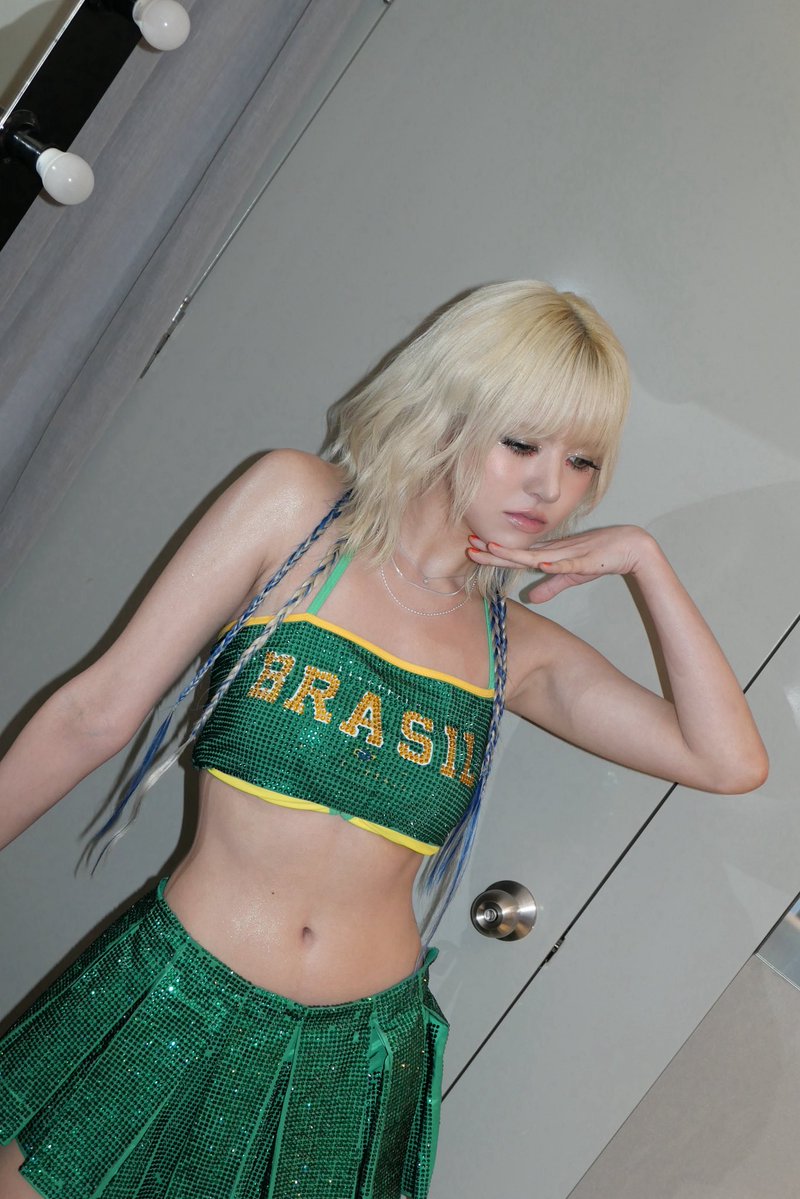 WE_NMIXX's tweet image. I 💚 Brasil. 🇧🇷 🇧🇷

#NMIXX #엔믹스 
#릴리 #LILY