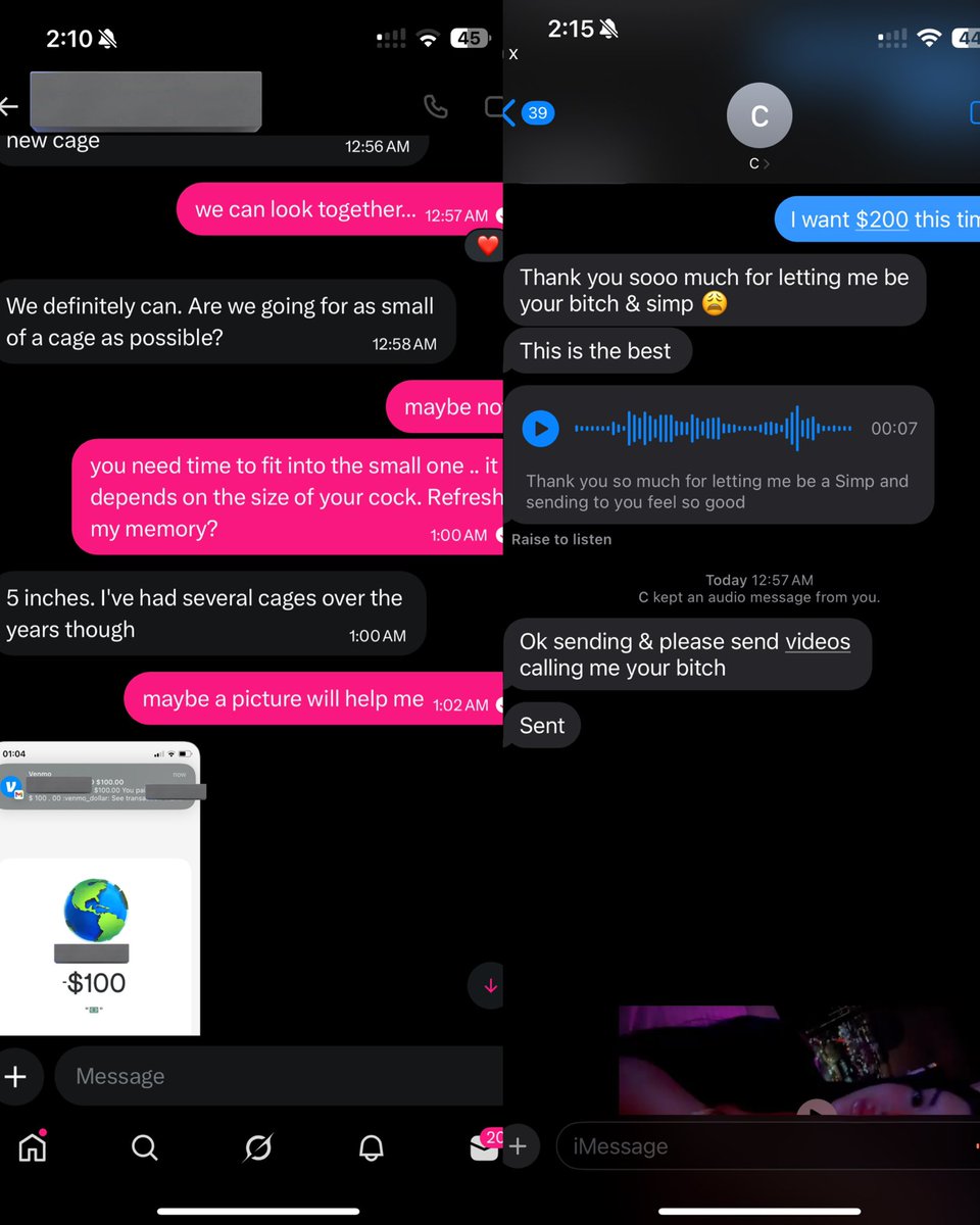 dreamgirl229's tweet photo. $1.7k… Made him show me his cock on camera so I could choose the cage he’ll be locked in and the other couldn’t stop worshiping my pink toes https://t.co/on84VAOk7n
