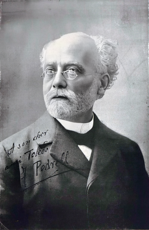 almanacat's tweet photo. 19 de febrer de 1841: naixia a #Tortosa el músic Felip Pedrell i Sabaté, compositor, pedagog, musicòleg... una figura imprescindible de la nostra cultura, el "papá Pedrell" com deia en un sentit musical l'Enric Granados.
   https://t.co/vPiH7JhTMj https://t.co/qXTGeqQCGs