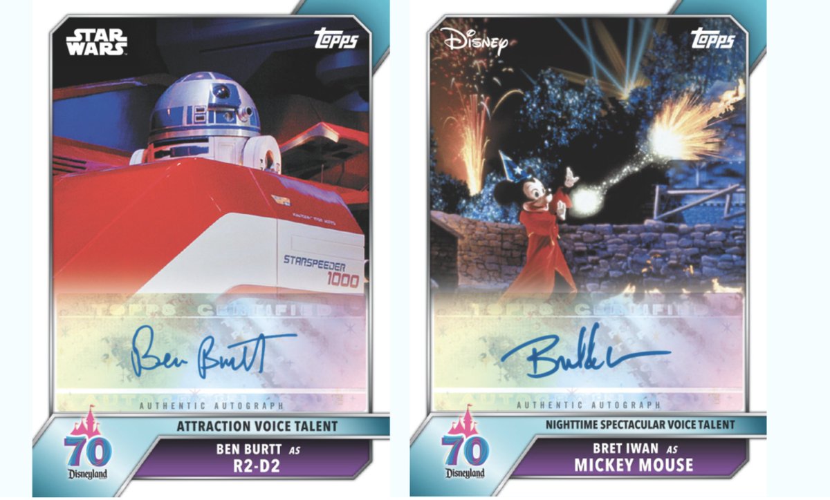 🪩 Topps × ディズニーランド70周年 トレカ発売決定！ 2025年に開園70