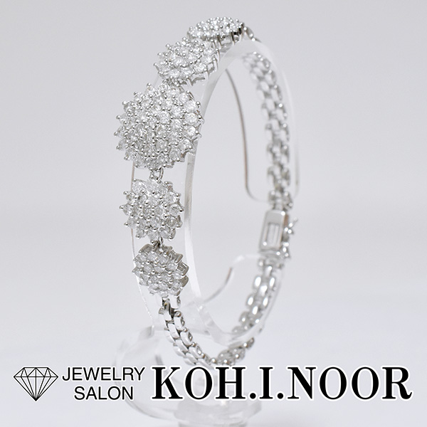 本日の商品「ダイヤモンド 2.90ct 18金ホワイトゴールド K18WG