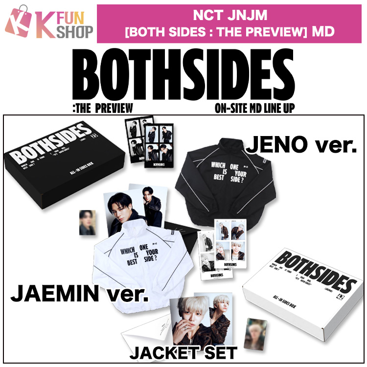 ✨新商品のお知らせ✨ #NCT #JNJM [BOTH SIDES : THE PREVIEW] MDが