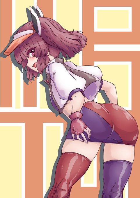 今日の日課はレースクイーン衣装きりたんです 