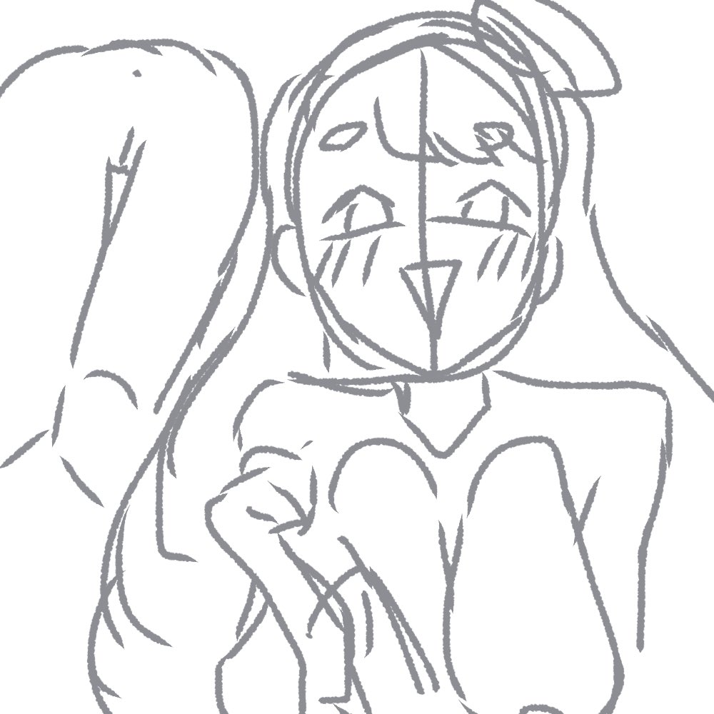 ラフってこんなんでもいいんでしたっけ 