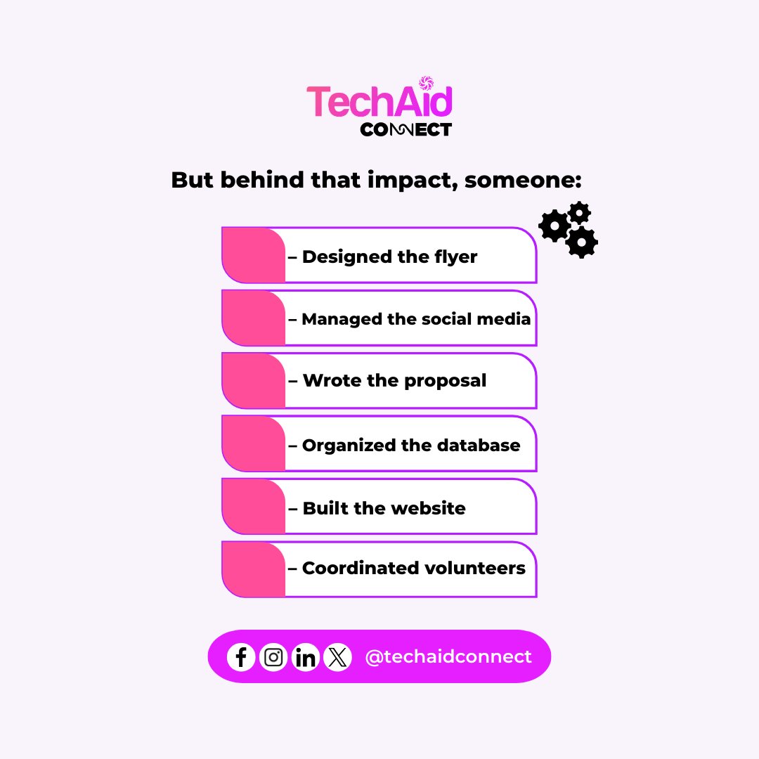 Techaid Connect tweet media