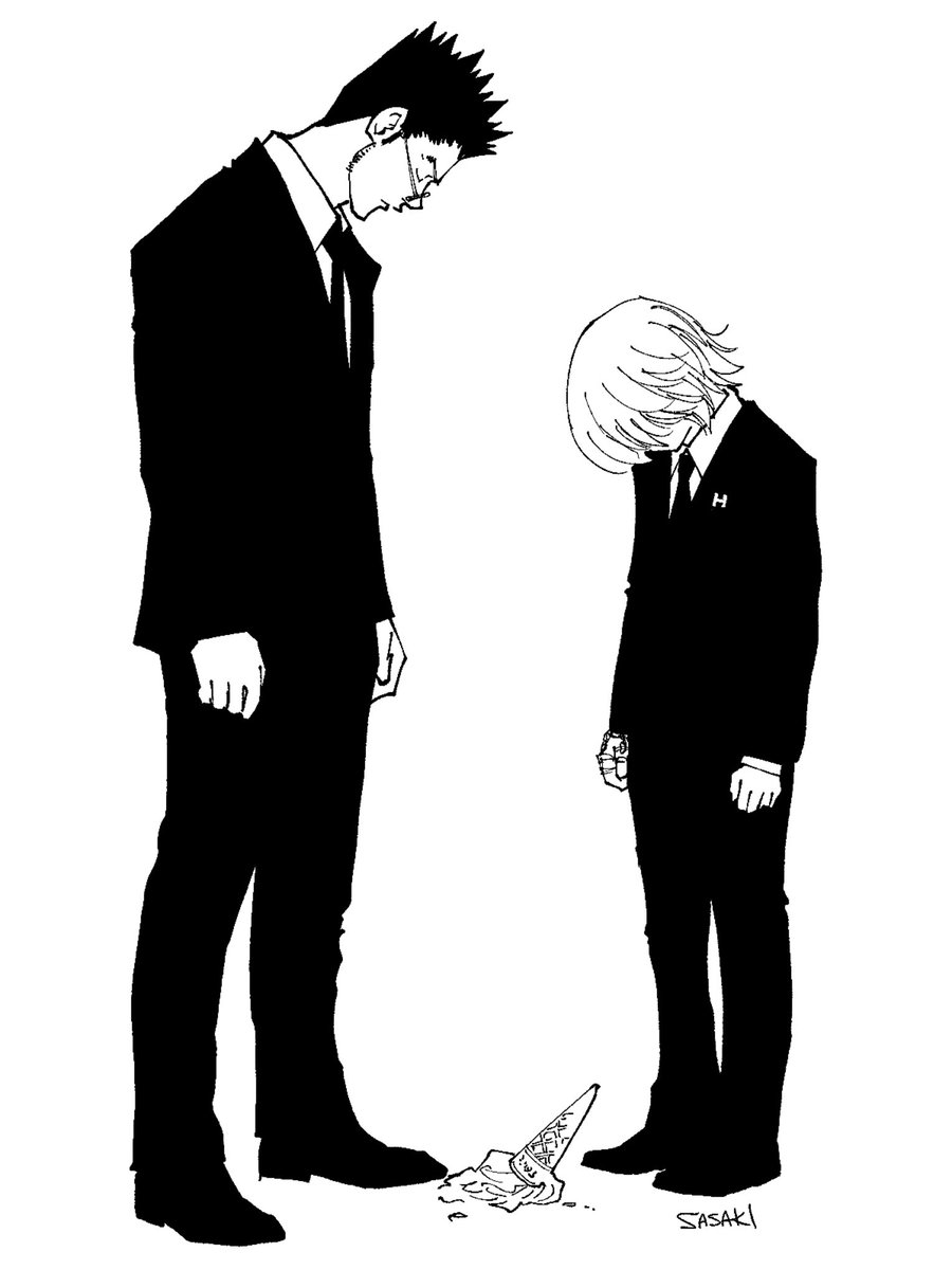 leorio &amp; kurapika &amp;🍦

#hxhfanart