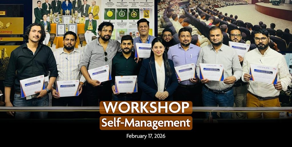 Stress &amp; Self-Management Awareness Workshop!
Congratulations to everyone who took a step towards their well-being.

Here’s to healthier, happier living!

DM for details +92-321-3894095

FuturisticLearning.com

#selfmanagement #stressrelief #happierliving #futuristiclearning