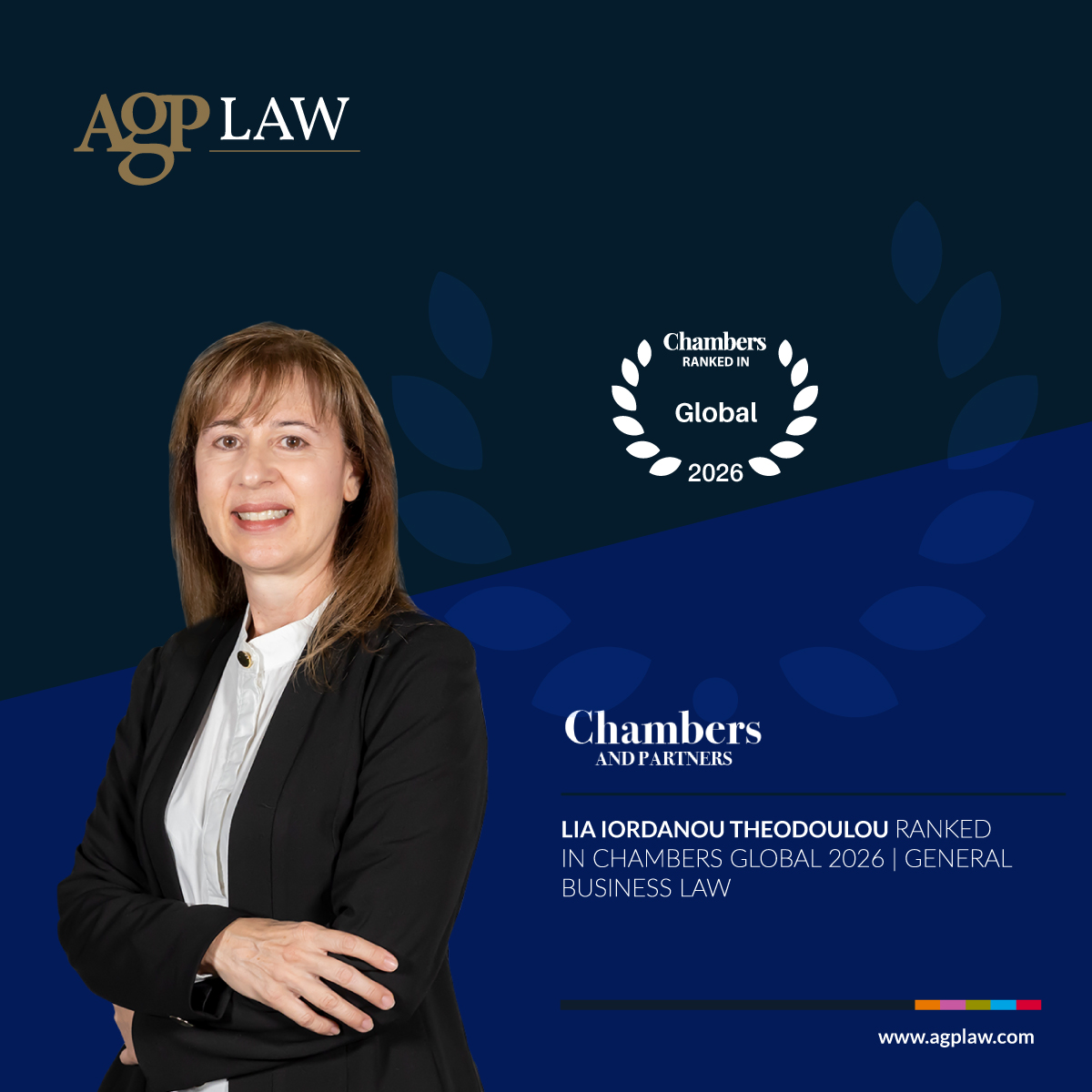 agplawfirm's tweet photo. Angelos Ppahitis (Managing Partner) is ranked in Chambers Global 2026 for General Business Law & Dispute Resolution while our Partner Lia Iordanou Theodoulou is recognized for General Business Law.🏆
#ChambersGlobal #LawLeaders #BusinessLaw #agpaphitis https://t.co/HUUaQ4k87h